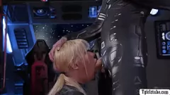 Play Busty TS Astronaut Gets Anal Invasion from Friend