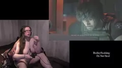 Redare Naughty Gamer's Naked Resident Evil 3 Run - Partea 7: BBW tatuat cu un fetiș pentru nuditate