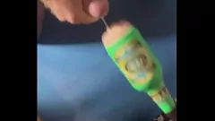 تشغيل المتعة التي تعمل بالطاقة الآلية: بطيئة سخيف مع خاتمة نائب الرئيس-Fleshlightman1000