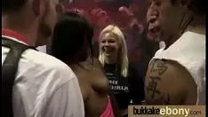 تشغيل خشب الأبنوس شجرة نائب الرئيس slattern هوتي bukkake حزب سياسي 15