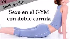 Play She trails with sex. cum double in the sex gym. joi in spanish people.